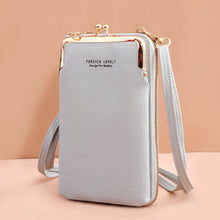 Load image into Gallery viewer, 3 Style Women Bags Soft Leather Wallets Touch Screen Cell Phone Purse Crossbody Shoulder Strap Handbag for Lady
