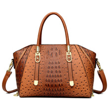 Load image into Gallery viewer, Luxury Handbags for Women 2022 New Ladies Alligator Bags Female Leather Shoulder Top-Handle Crossbody Bags Large Casual Tote Sac
