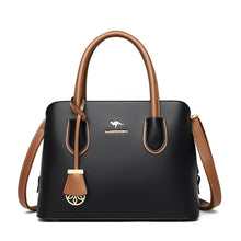 Load image into Gallery viewer, 2 Layers Quality Leather Luxury Handbags Women Bags Designer Crossbody Bags for Women 2021 Large Capacity Tote Bag Sac A Main

