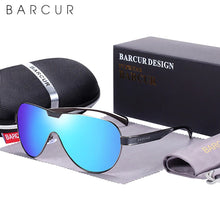 Load image into Gallery viewer, BARCUR Driving Polarized Sunglasses Men Brand Designer Sun Glasses For Men Sports Eyewear Lunette De Soleil Homme
