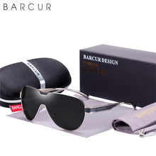 Load image into Gallery viewer, BARCUR Driving Polarized Sunglasses Men Brand Designer Sun Glasses For Men Sports Eyewear Lunette De Soleil Homme
