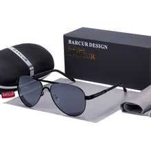 Load image into Gallery viewer, BARCUR New Polarized Sunglasses Men Women Driving Sun Glasses Male Goggle UV400 Gafas De Sol
