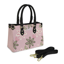 Load image into Gallery viewer, Green Flower Purse PU Leather Handbag-Small (Model 1747)
