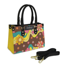 Load image into Gallery viewer, flower rainbow 3 PU Leather Handbag-Small (Model 1747)
