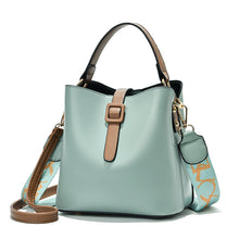 Load image into Gallery viewer, Trendy Fashion Shoulder Bag - Crossbody Foreign Trade Bucket Custom Logo Women's Messenger Bags PU Lady Bag
