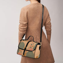Load image into Gallery viewer, Seasons Multi-Function Leather Satchel-Black (Model 1739)

