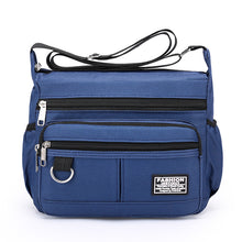 Load image into Gallery viewer, Men's Outdoor Leisure Multi-layer Zipper Messenger Bag
