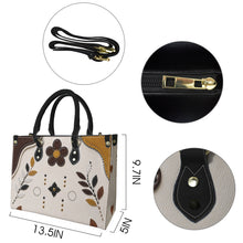 Load image into Gallery viewer, Brown Treasure PU Leather Handbag-Large (Model 1747)
