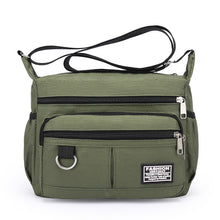 Load image into Gallery viewer, Men's Outdoor Leisure Multi-layer Zipper Messenger Bag
