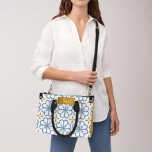 Load image into Gallery viewer, Yellow Star PU Leather Handbag-Small (Model 1747)
