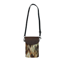 Load image into Gallery viewer, Brown Crown Small Cell Phone Wallet
