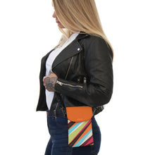 Load image into Gallery viewer, Orange Flag Small Cell Phone Wallet
