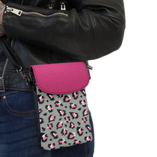 Load image into Gallery viewer, Pink Leopard Small Cell Phone Wallet
