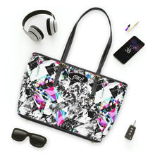 Load image into Gallery viewer, Scattered Purple PU Leather Shoulder Bag
