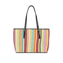 Load image into Gallery viewer, Zig Zag Colors PU Leather Shoulder Bag
