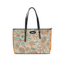 Load image into Gallery viewer, Gray Flower 3 PU Leather Shoulder Bag
