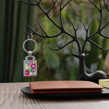Load image into Gallery viewer, Singing Birds Rectangle Photo Keyring
