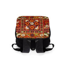 Load image into Gallery viewer, Red Quilt Unisex Casual Shoulder Backpack
