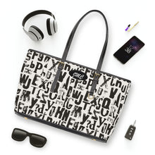 Load image into Gallery viewer, Designer Letters PU Leather Shoulder Bag
