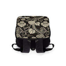 Load image into Gallery viewer, Black Leaf Unisex Casual Shoulder Backpack
