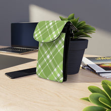 Load image into Gallery viewer, Green Apple Small Cell Phone Wallet
