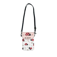 Load image into Gallery viewer, Walking Lady Bug Small Cell Phone Wallet
