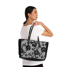 Load image into Gallery viewer, Sheer Flower PU Leather Shoulder Bag
