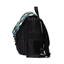 Load image into Gallery viewer, Giant Blue Flower Unisex Casual Shoulder Backpack
