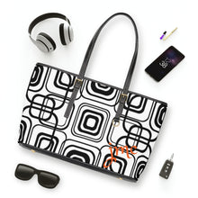 Load image into Gallery viewer, Sacred Squares PU Leather Shoulder Bag
