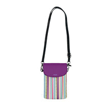 Load image into Gallery viewer, Purple Skirt Small Cell Phone Wallet
