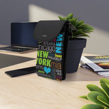 Load image into Gallery viewer, Fun City Small Cell Phone Wallet
