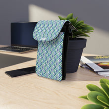 Load image into Gallery viewer, Blue Ice Small Cell Phone Wallet
