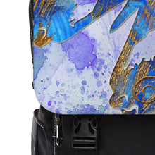 Load image into Gallery viewer, Marble Blue Unisex Casual Shoulder Backpack
