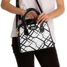 Load image into Gallery viewer, White Art Shoulder Handbag
