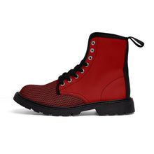 Load image into Gallery viewer, Red With a Touch of Class Women's/Youth Canvas Boots
