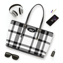 Load image into Gallery viewer, The Plaid Look PU Leather Shoulder Bag
