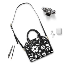 Load image into Gallery viewer, Traveling White Flowers Shoulder Handbag
