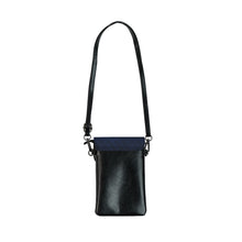 Load image into Gallery viewer, Dark Blue Bongalo Small Cell Phone Wallet
