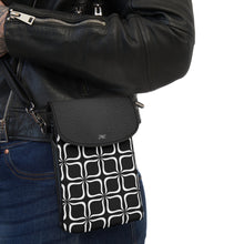 Load image into Gallery viewer, Black Leaf 3 Small Cell Phone Wallet
