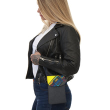 Load image into Gallery viewer, Yellow Square Small Cell Phone Wallet
