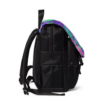 Load image into Gallery viewer, Neon Flowers Unisex Casual Shoulder Backpack
