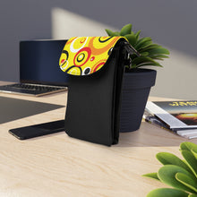 Load image into Gallery viewer, Yellow Journal Small Cell Phone Wallet
