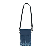 Load image into Gallery viewer, Blue Cross Small Cell Phone Wallet
