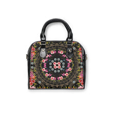 Load image into Gallery viewer, Bushes of Flowers Shoulder Handbag
