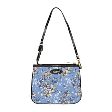 Load image into Gallery viewer, Blue White Flower Small Shoulder Bag
