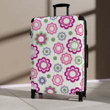 Load image into Gallery viewer, Floating Colored Flowers Suitcases
