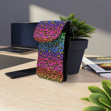 Load image into Gallery viewer, Raining Rainbow Small Cell Phone Wallet
