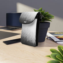 Load image into Gallery viewer, Black Dots Small Cell Phone Wallet
