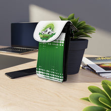 Load image into Gallery viewer, Green Soccer Small Cell Phone Wallet
