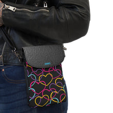 Load image into Gallery viewer, Blue Heart Small Cell Phone Wallet
